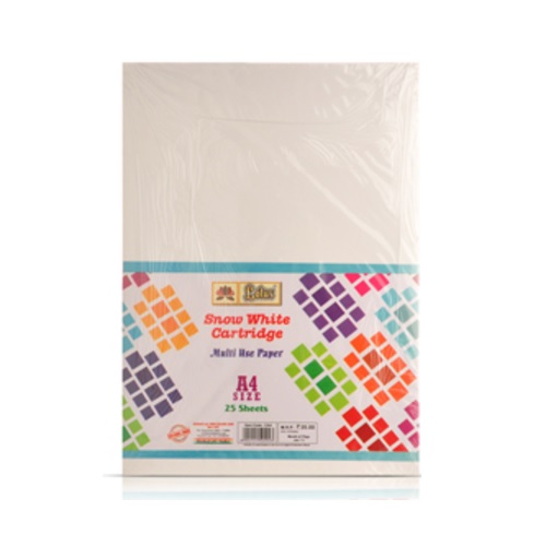 Lotus Snow White Paper Cartridge, Size: 56x75 cm (25 Sheets)